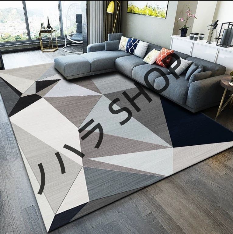 200*300cm/多機能使用/ラグ マット/カーペット/滑り止め付き /ベッドルーム リビングルーム 寝室の部屋 /マット/カーペット/ #F004