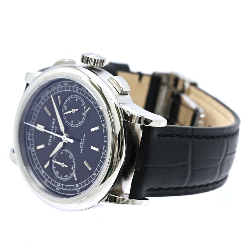 CORNICHE コーニッシュ ヘリテージ クロノグラフ CRN016A 【電池交換済
