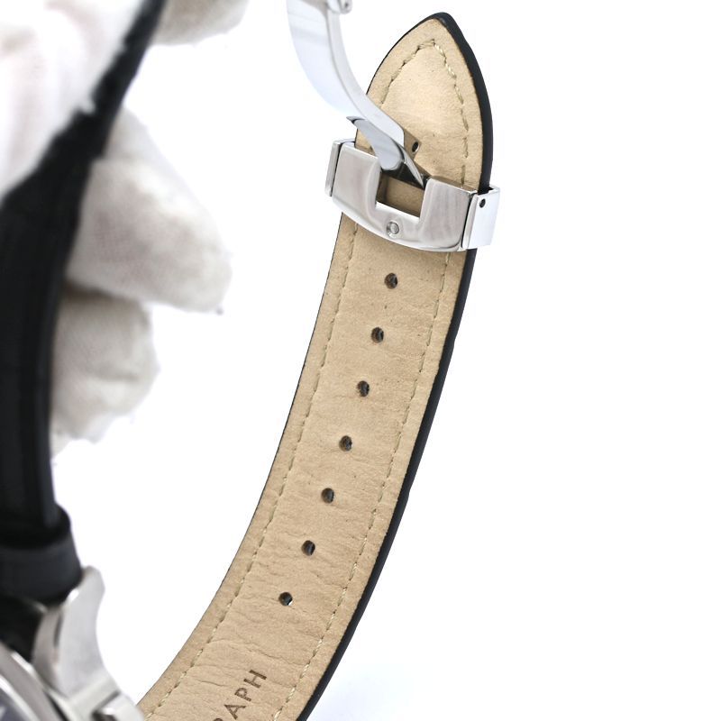 CORNICHE コーニッシュ ヘリテージ クロノグラフ CRN016A 【電池交換済