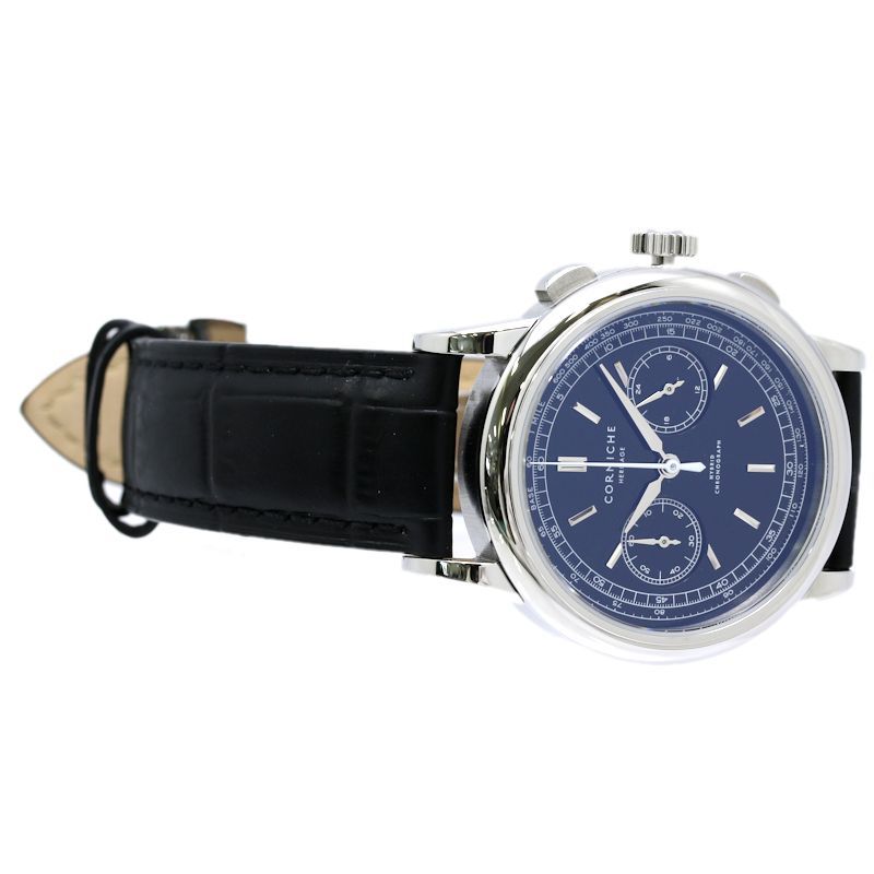 CORNICHE コーニッシュ ヘリテージ クロノグラフ CRN016A 【電池交換済