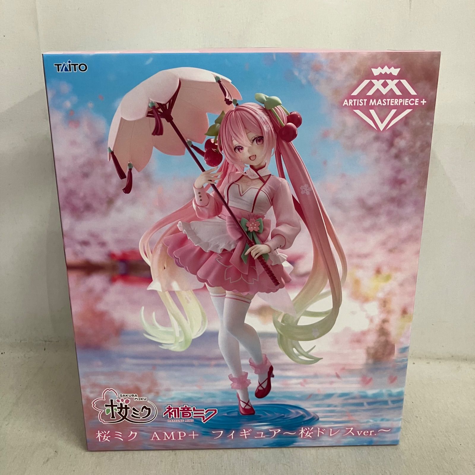 未開封 初音ミク AMP+ 桜ミク 桜ドレス フィギュア 3個セット SF5F20