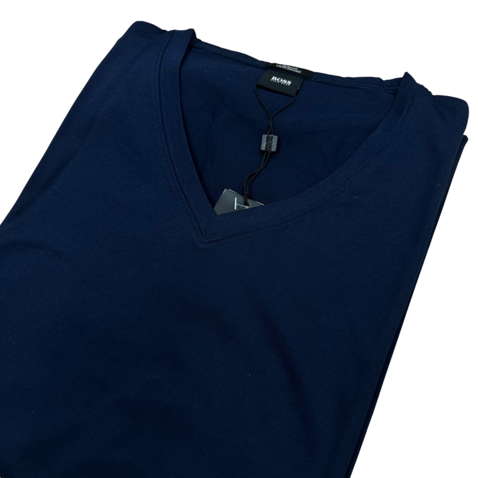 ✨未使用✨HUGO BOSS ヒューゴ ボス Teal 05 サイズXXL Vネックスリムフィット コットンTシャツ