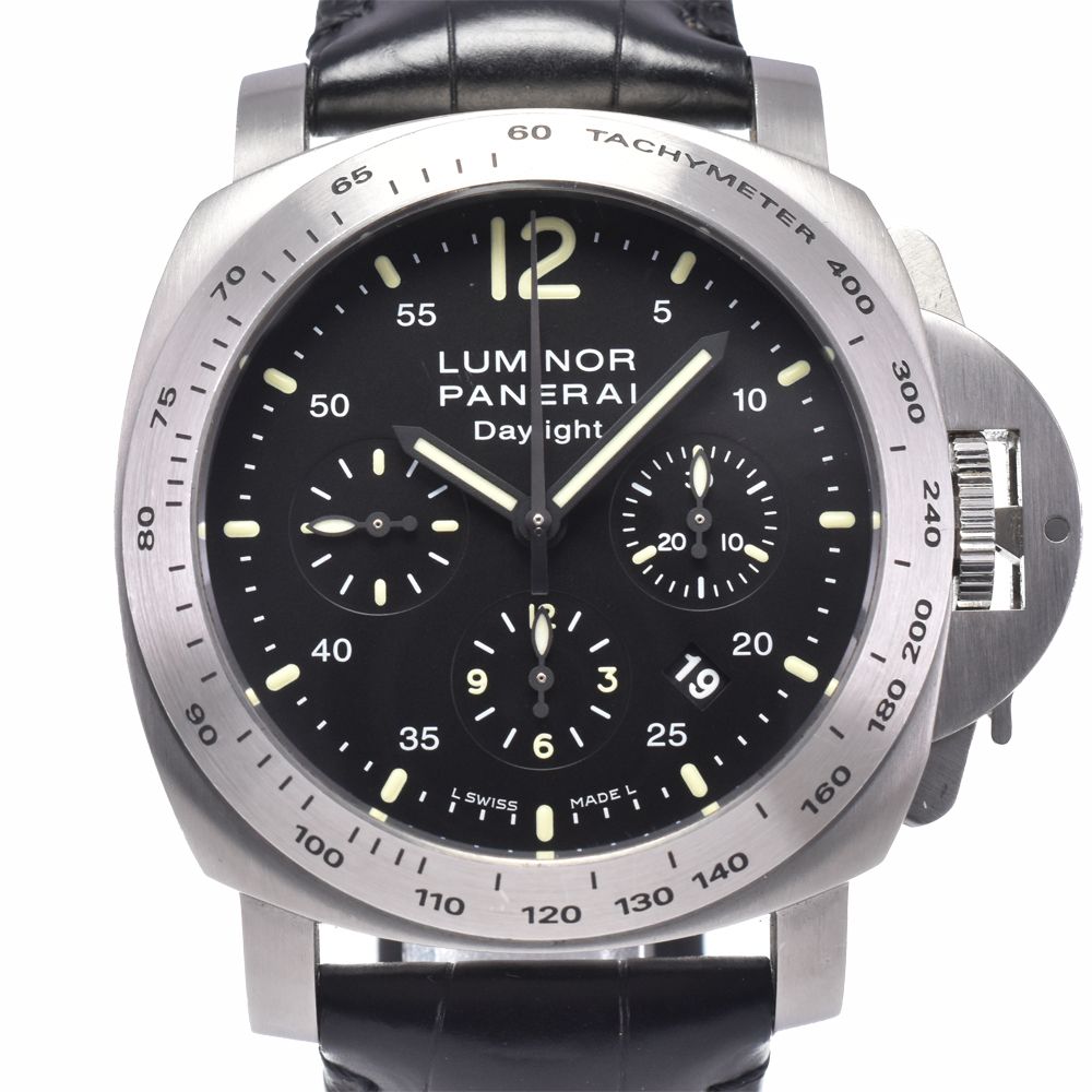 パネライ PANERAI PAM00250 ルミノール デイライト ブラック 自動巻き メンズ 良品 内箱付き 腕時計 J#148109