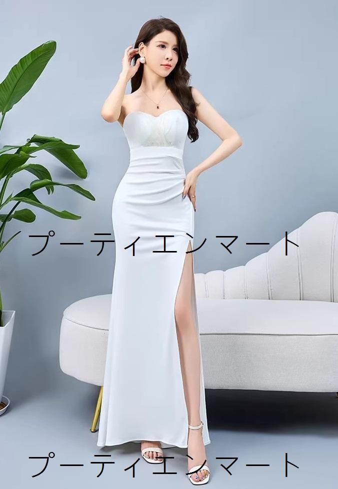 人気商品 ドレス オフショルダー ロング丈 タイト スリット パーティー エレガント 高級感 美シルエット 華やか 大人可愛い 写真映え お呼ばれ 二次会 同窓会 デートにも 旬トレンド