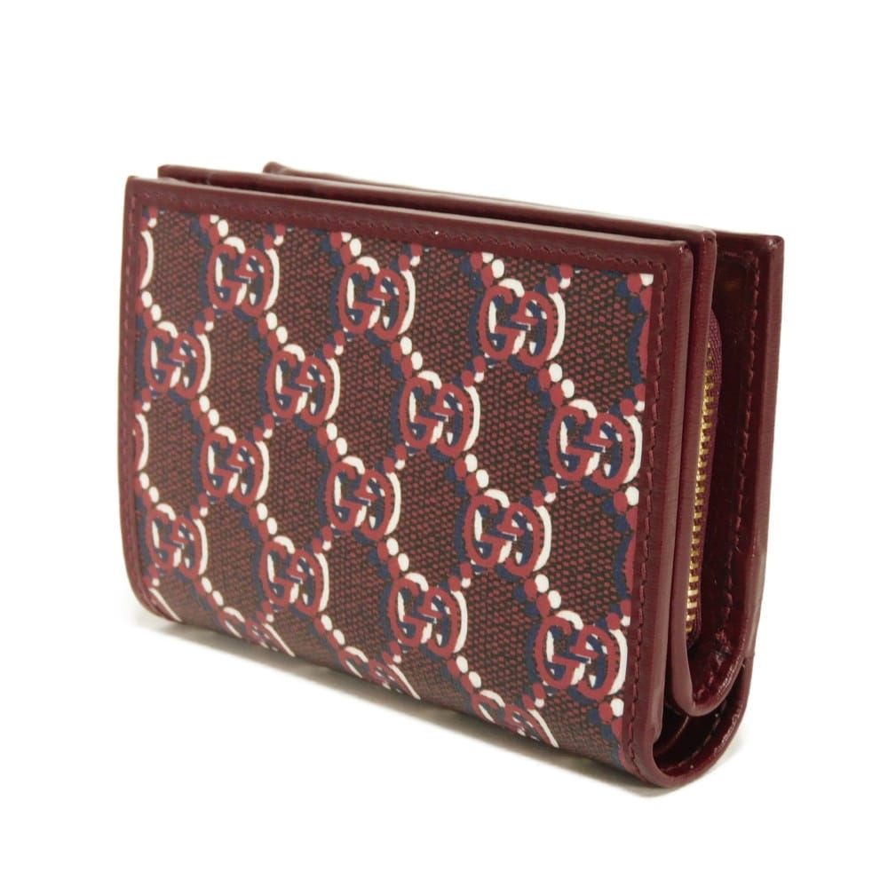 GUCCI グッチ GGシャドウ ミディアム ウォレット 現行 GGスプリーム 
