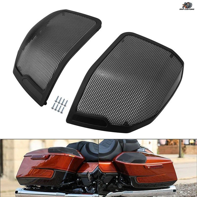 6X9インチ サドルバッグ蓋 スピーカー グリル ハーレー CVO ロードグライド FLTRXSE 2023-2025