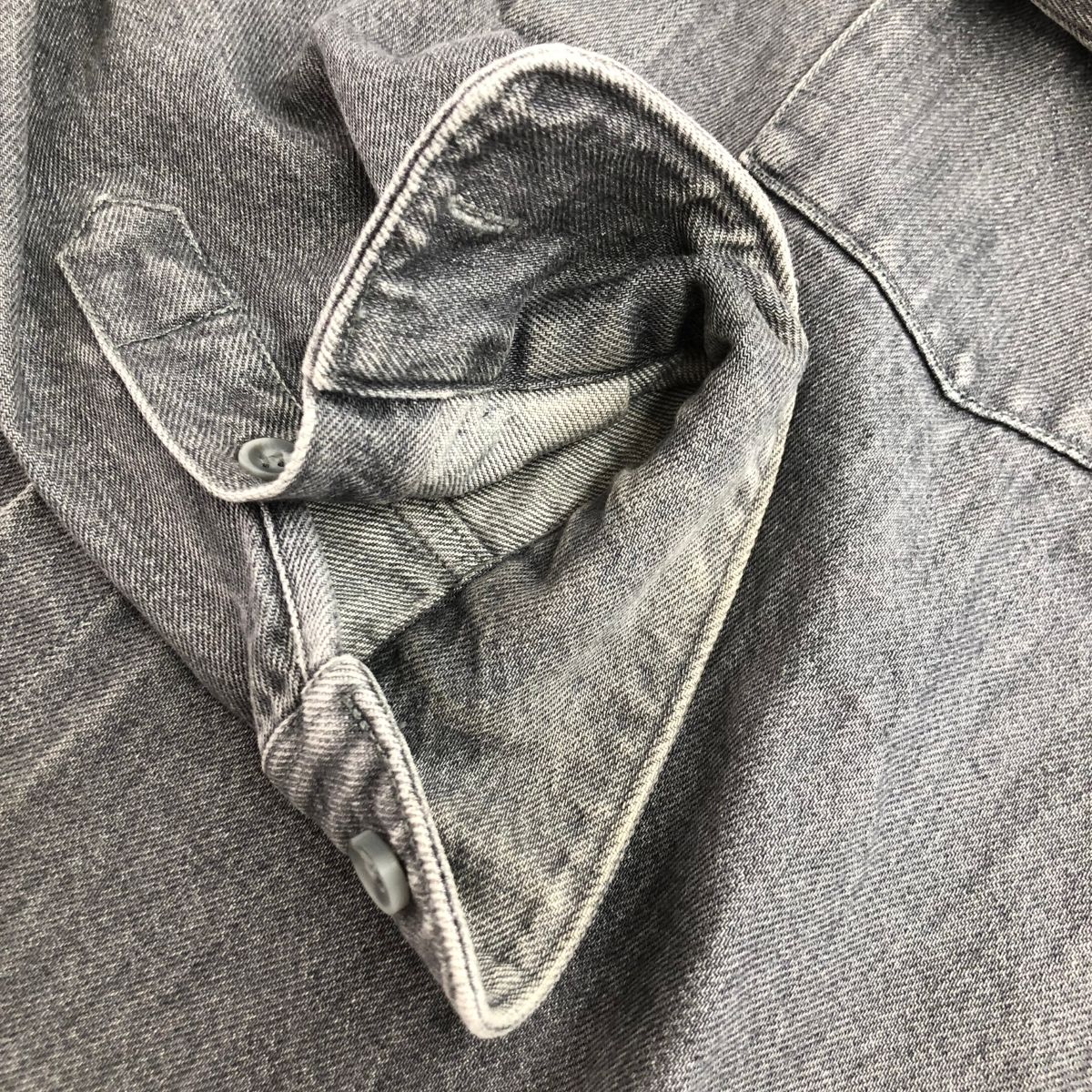A.P.C. アーペーセー ジップデザインデニムシャツ サイズ:M