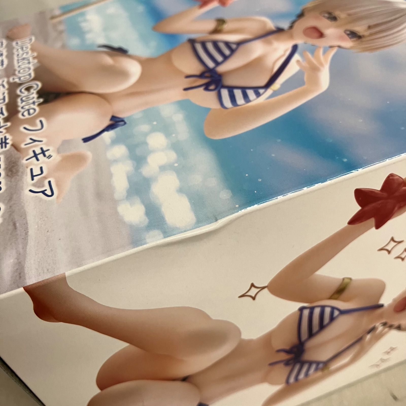 未開封 宇崎ちゃんは遊びたい！w Desktop Cute 宇崎花 浜辺で水着