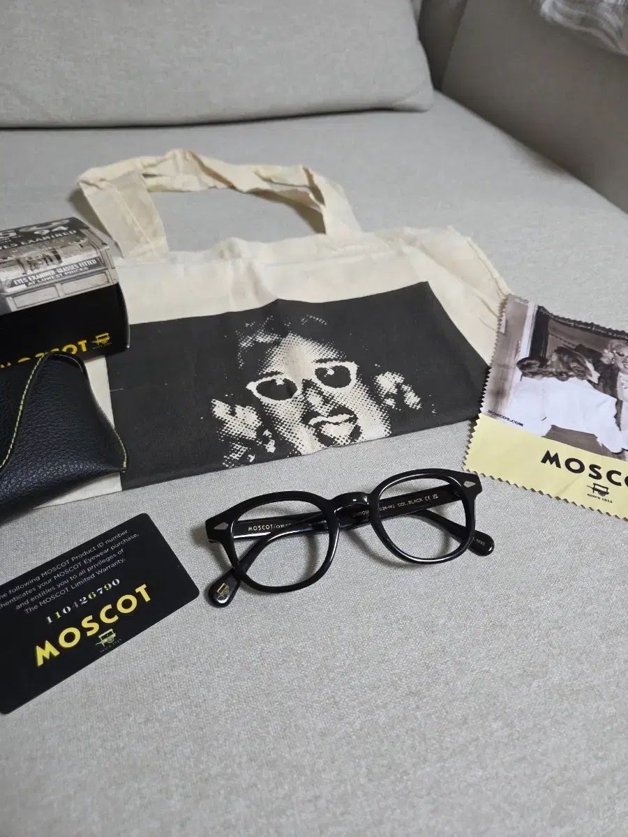 MOSCOT(モスコット) レムトッシュ ブラック 46 サイズ