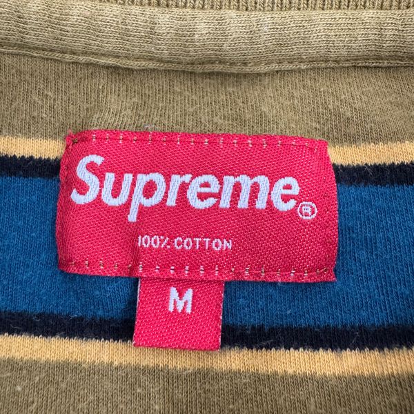 Supreme/シュプリーム【18AW】Striped S Polo/ストライプ 長袖