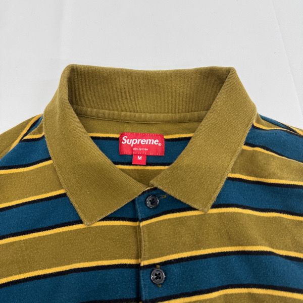 Supreme/シュプリーム【18AW】Striped S Polo/ストライプ 長袖