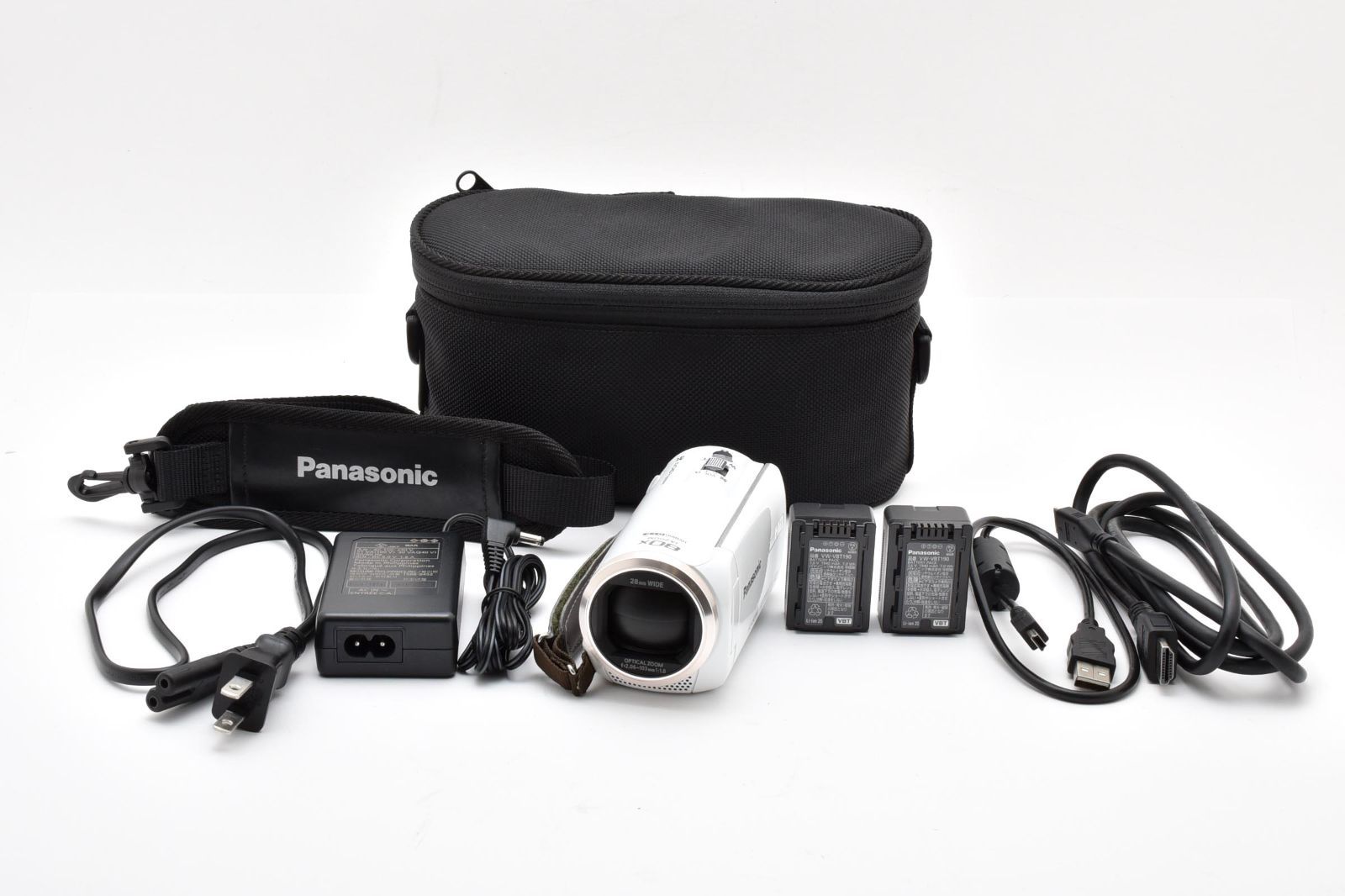 ★美品★パナソニック Panasonic HC-V520M ホワイト★ W0510＃5071