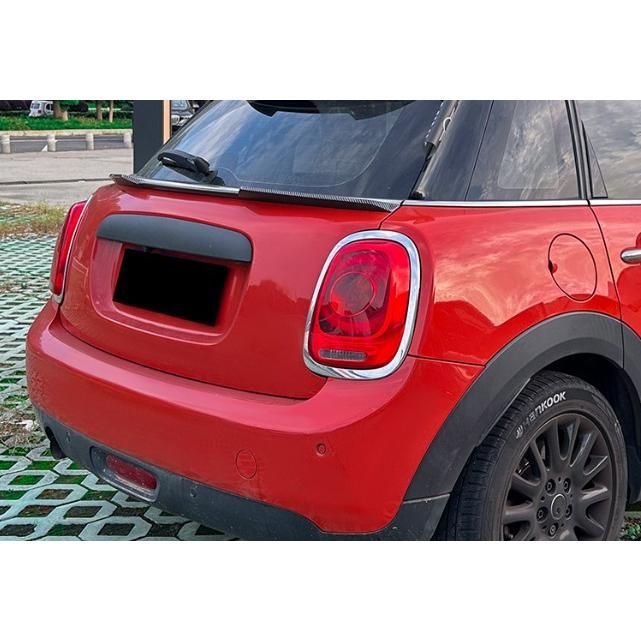 スポーティ全開♪ カーボン ルック リア スポイラー BMW MINI ミニ F55 ワン クーパー クーパーD クーパーSD クーパーS セブン 中段 b14088