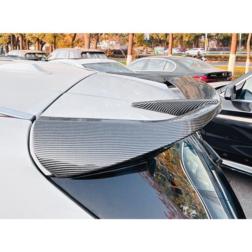 スポーティ全開♪ カーボン ルック ルーフスポイラー BMW U11 X1 xDrive20i xDrive20d xライン Mスポーツ X1シリーズ タイプB b14079