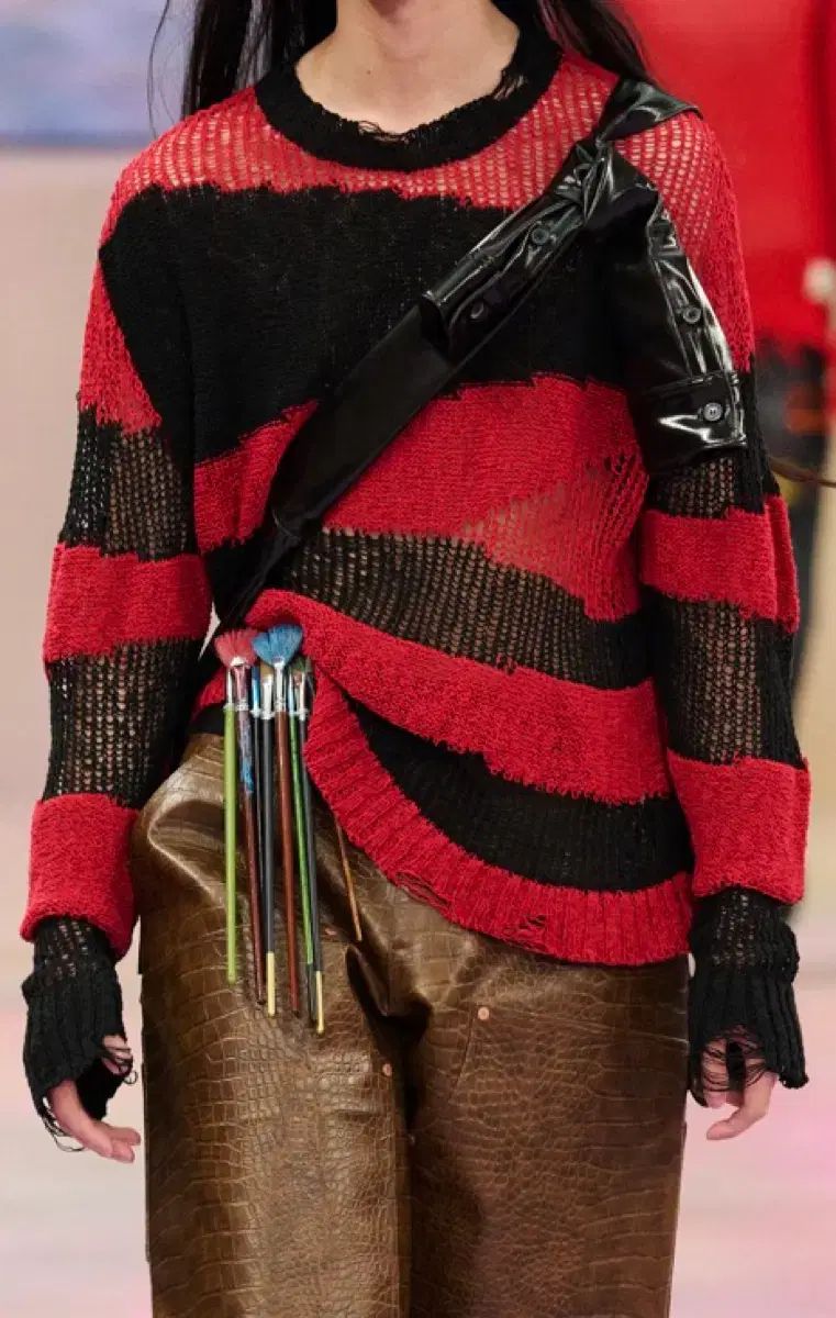 (L)アンダースンベル 25ss ストライプ セーター 11,678円