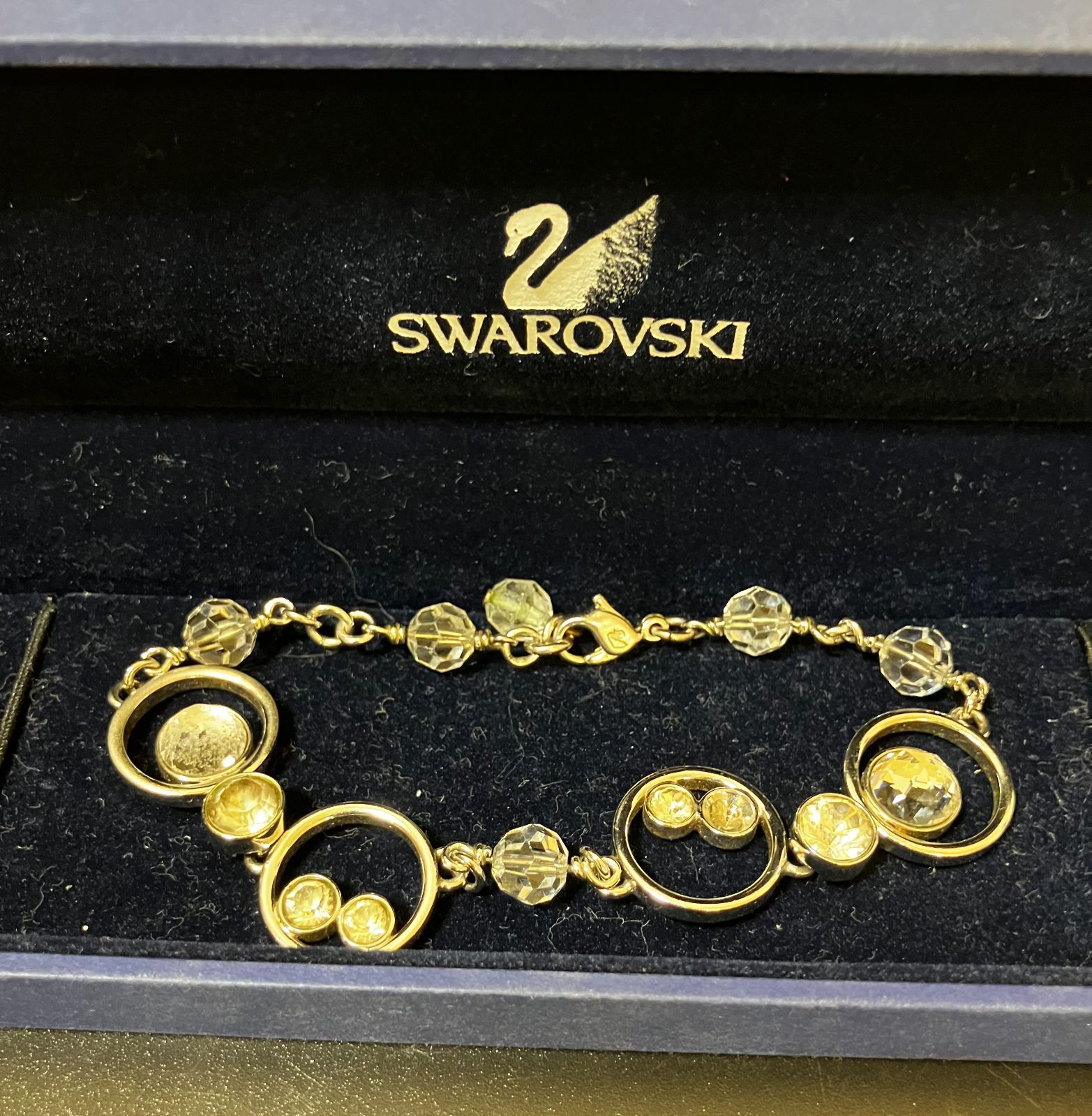 33155】SWAROVSKI ネックレス クリスタル ラインストーン ブレスレット