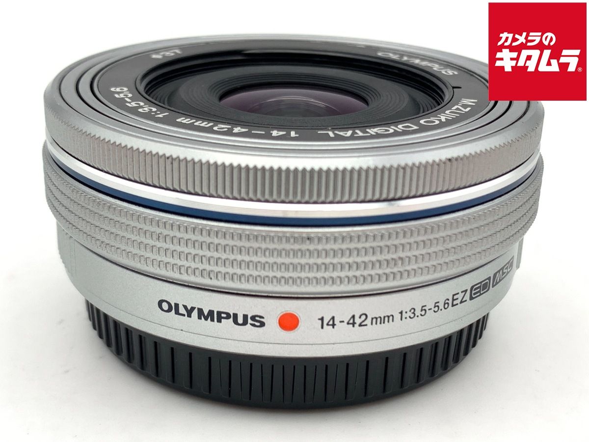 【中古】 【並品】 オリンパス M.ZUIKO DIGITAL ED 14-42mm F3.5-5.6 EZ シルバー