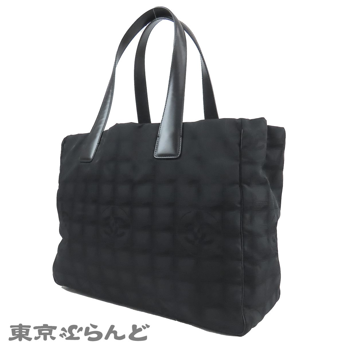 シャネル CHANEL ニュートラベルライン トート MM A15991 ブラック 黒 