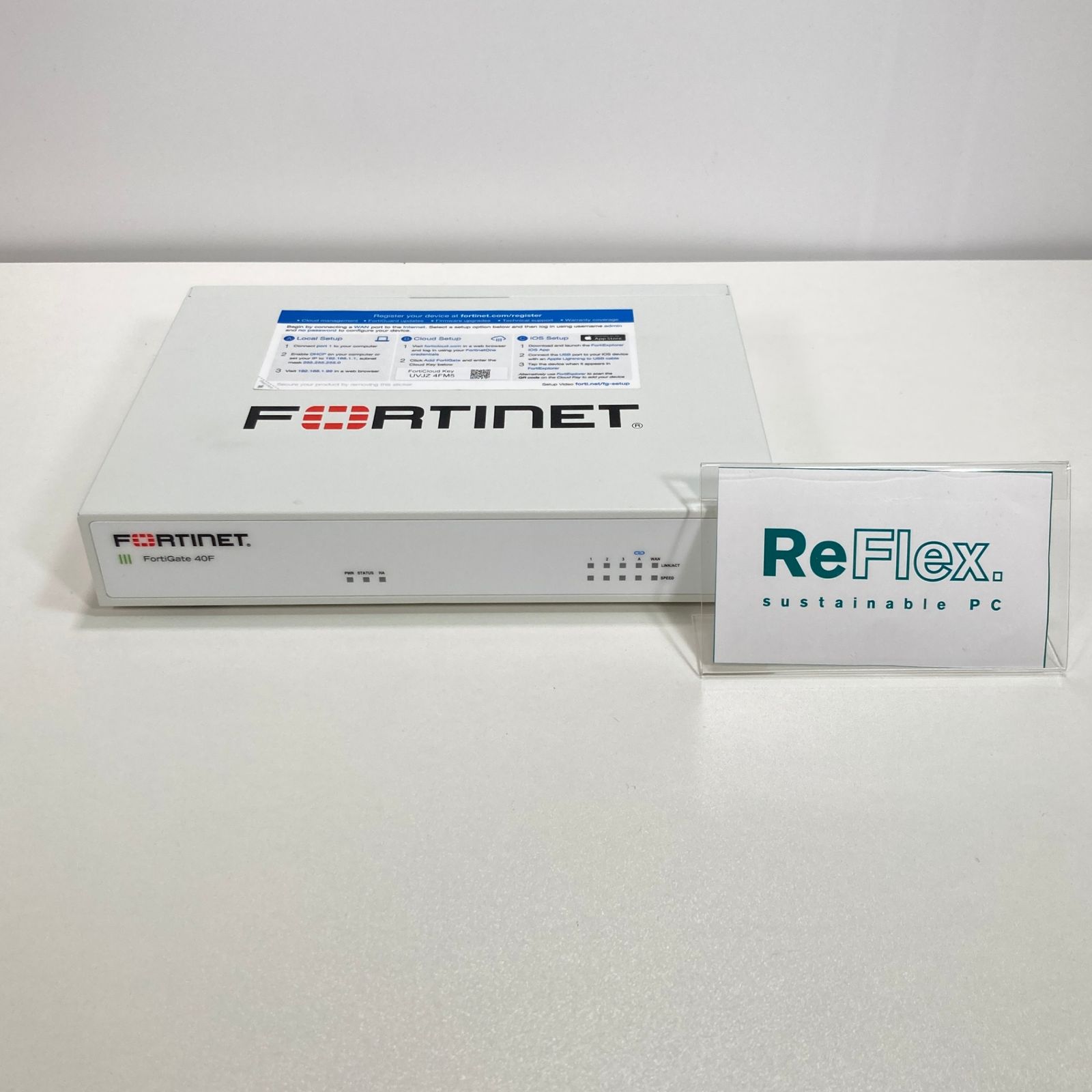 【中古】FortiGate 40F(初期化済み・7日間保証)