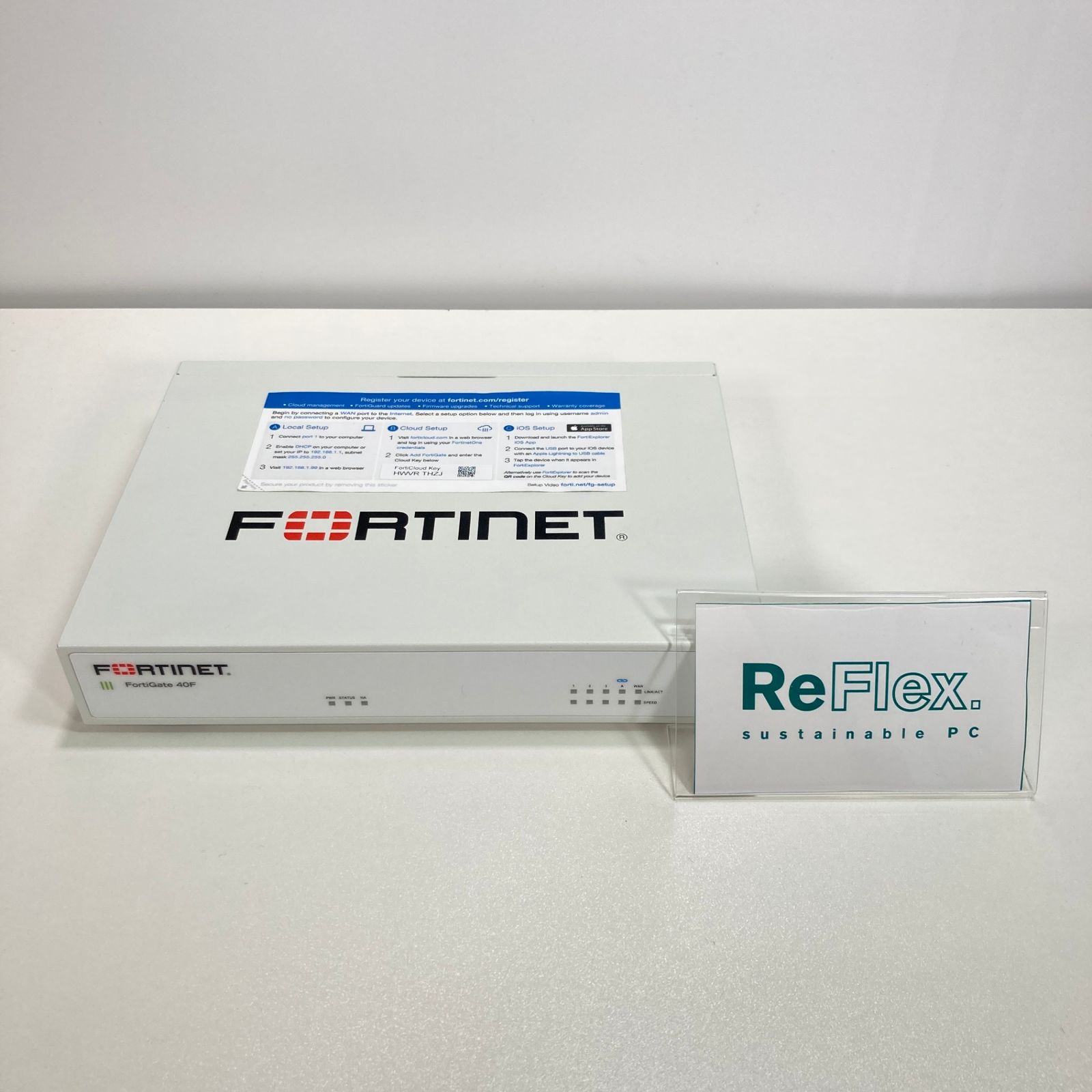 【中古】FortiGate 40F(初期化済み・7日間保証)