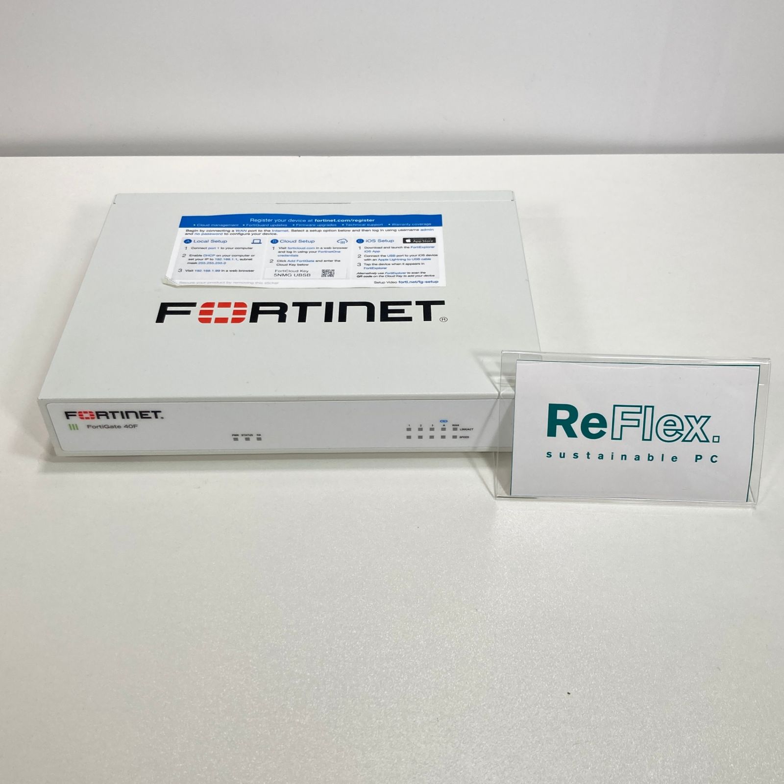 【中古】FortiGate 40F(初期化済み・7日間保証)