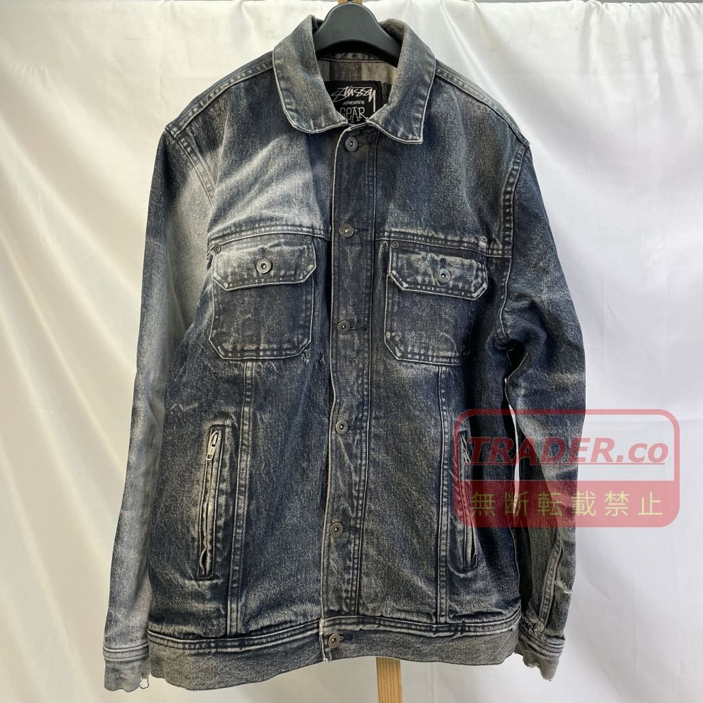 01w-6740 ステューシー STUSSY ブルー L メンズ オーセンティックギア