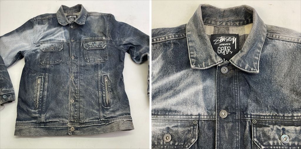 01w-6740 ステューシー STUSSY ブルー L メンズ オーセンティックギア