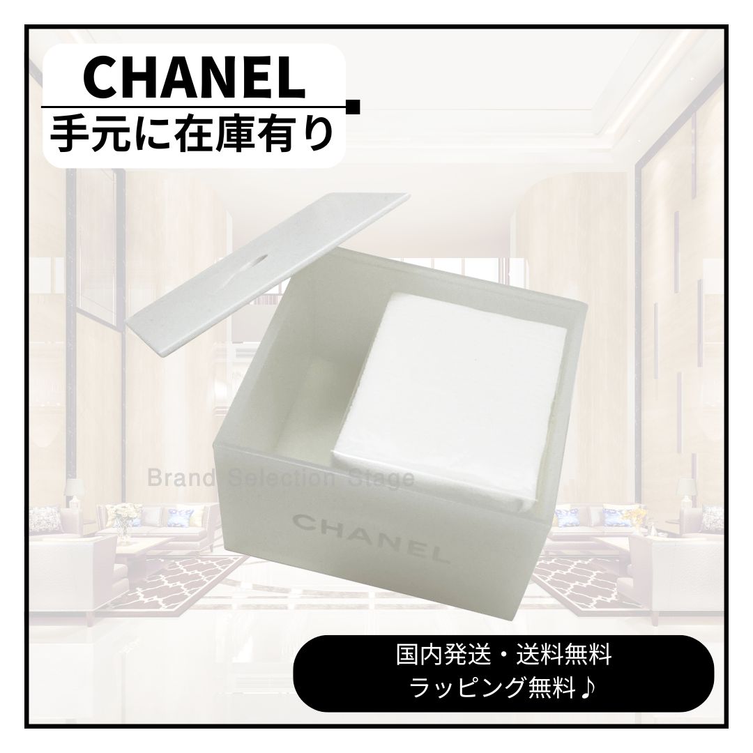 CHANEL コットンケース コットン付き 未使用品】シャネル CHANEL ノベルティ コットンケース コットン付