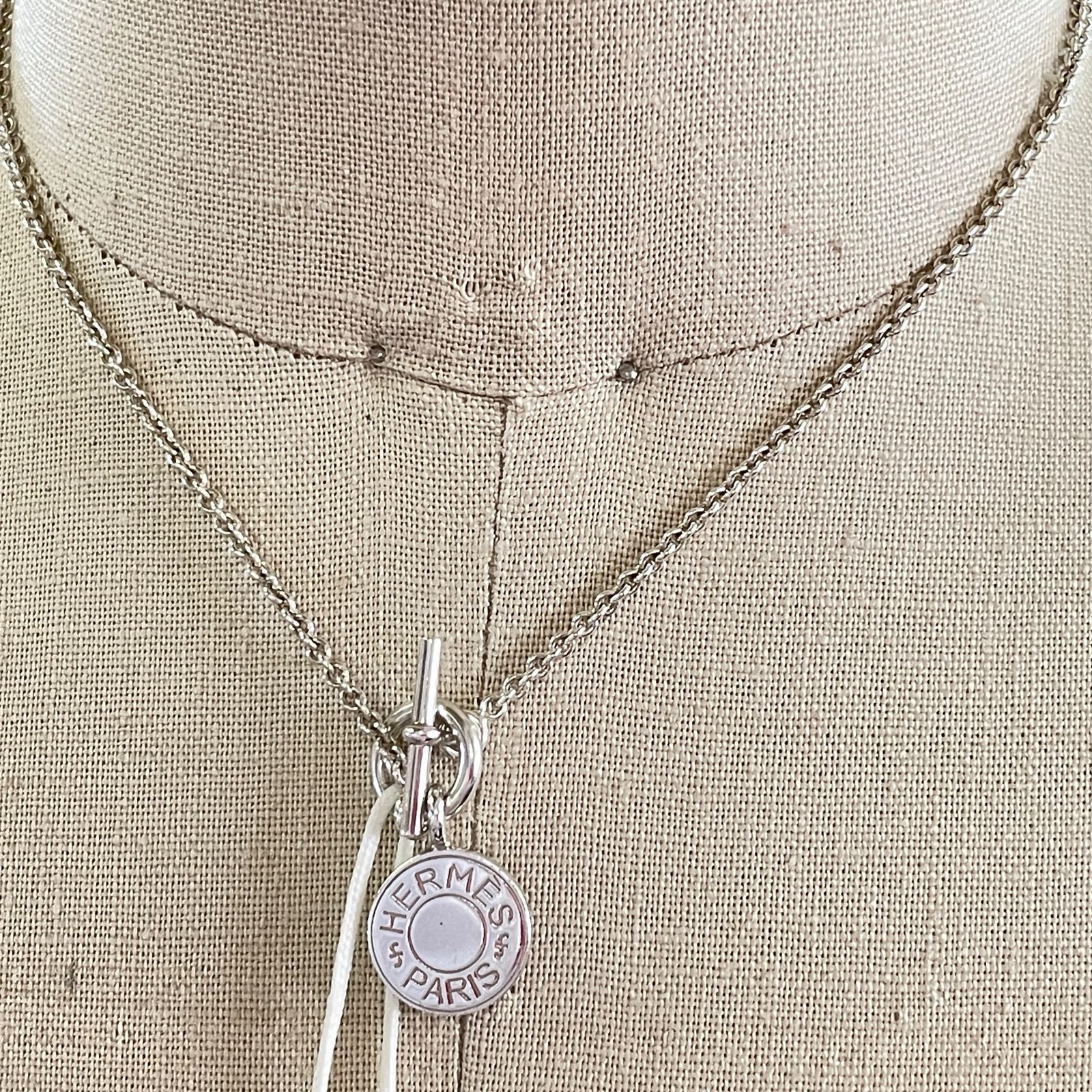 HERMES エルメス セリエ ネックレス SV925 シルバー ユニセックス 鑑定