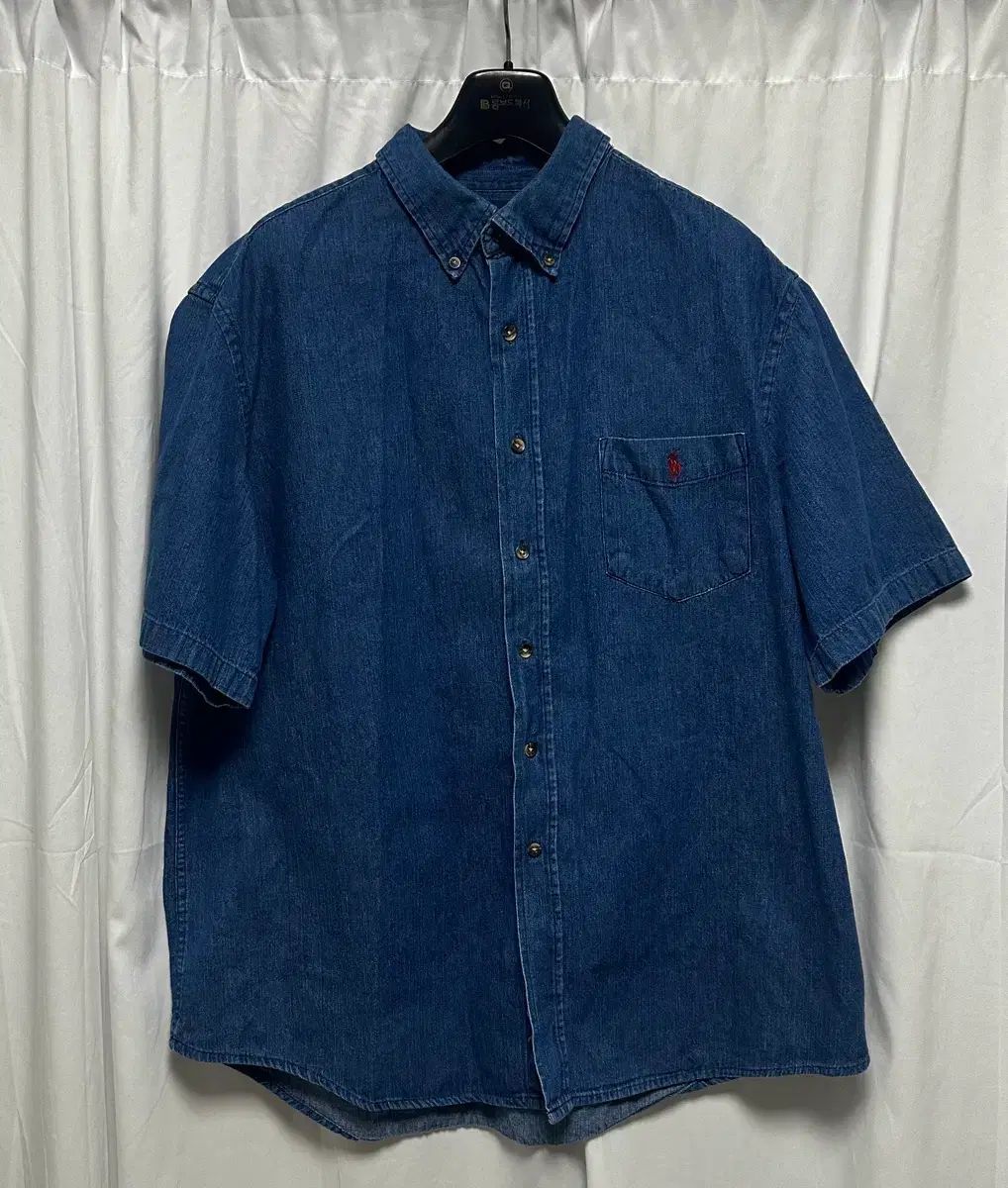 no 190 ポロ デニム 半袖 シャツ インディゴデニム xxl 傷なし s級 16,844円