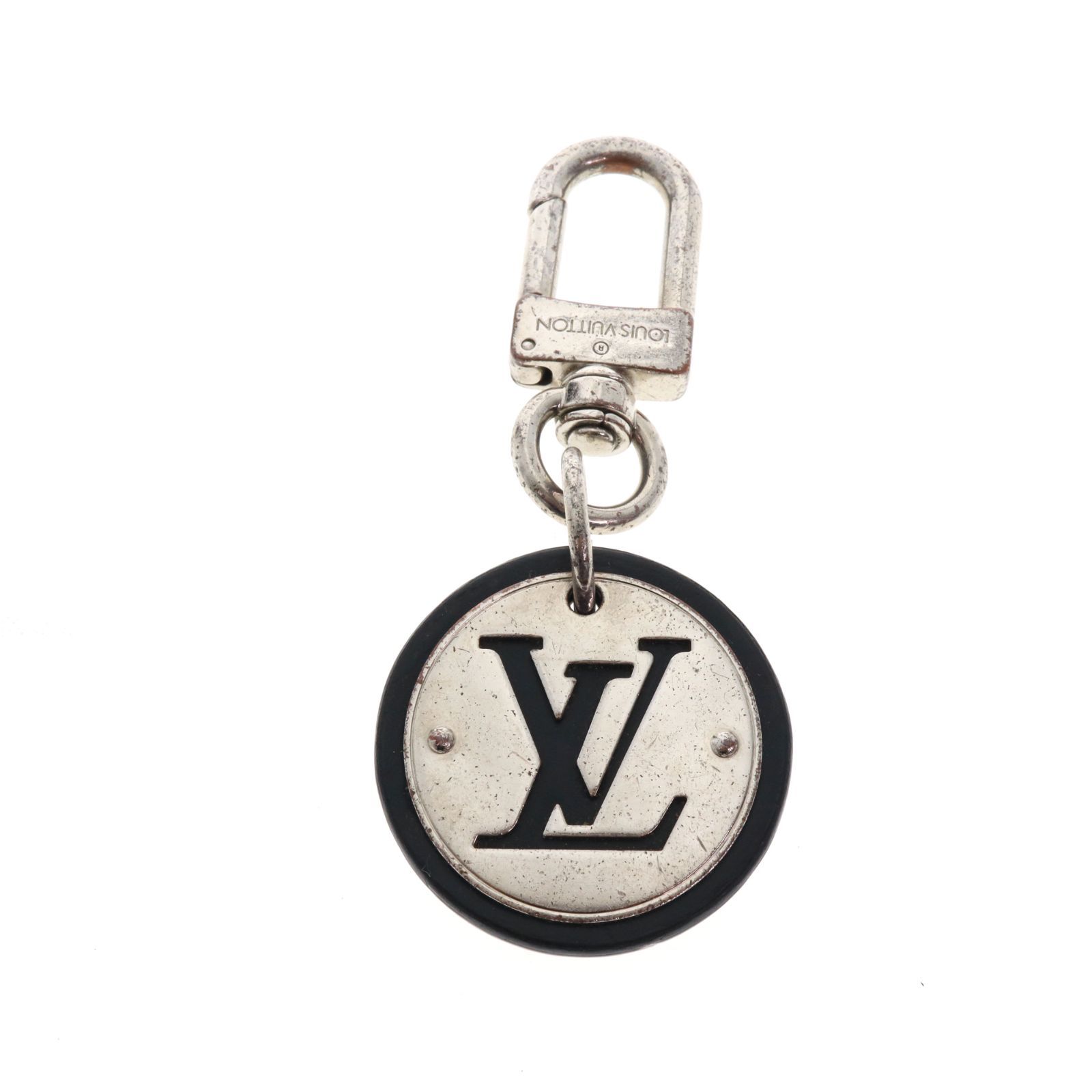 中古】LOUIS VUITTON ルイ・ヴィトン M00741 キーホルダー・LVサークル
