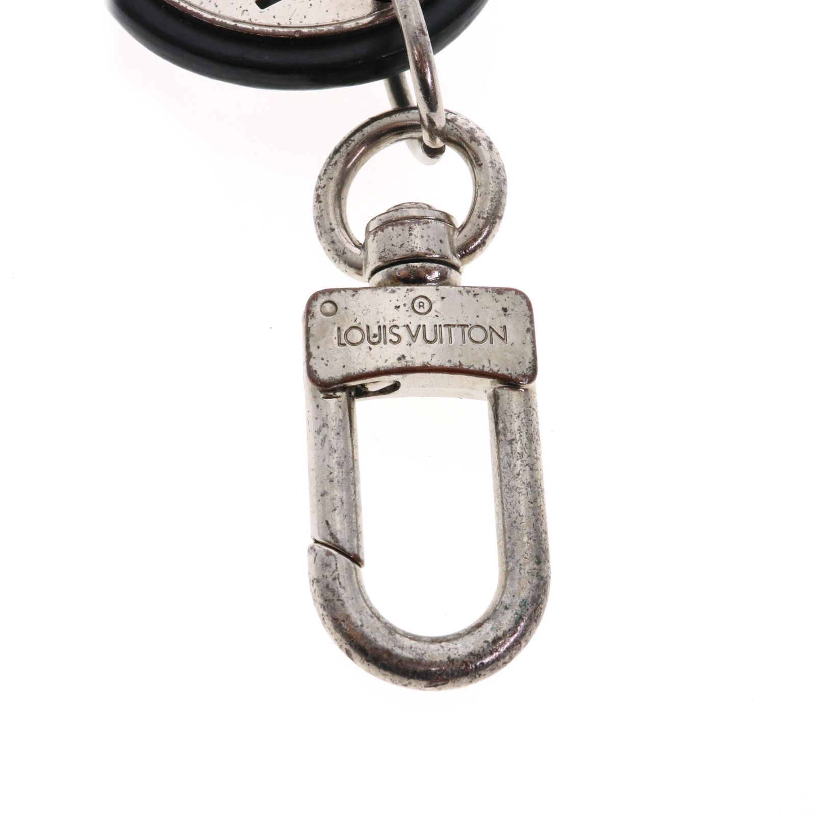 中古】LOUIS VUITTON ルイ・ヴィトン M00741 キーホルダー・LVサークル