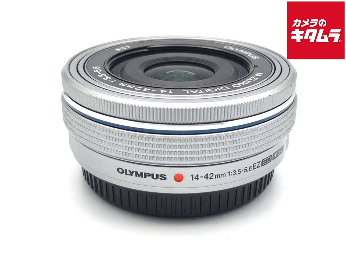 【中古】 【並品】 オリンパス M.ZUIKO DIGITAL ED 14-42mm F3.5-5.6 EZ シルバー