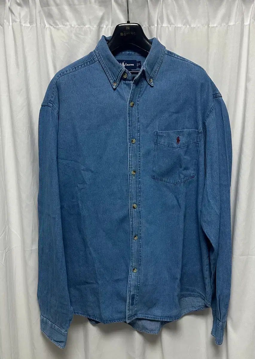 no 191 POLO RALPH LAUREN(ポロラルフローレン) デニムシャツ XXL 状態S級 17,431円