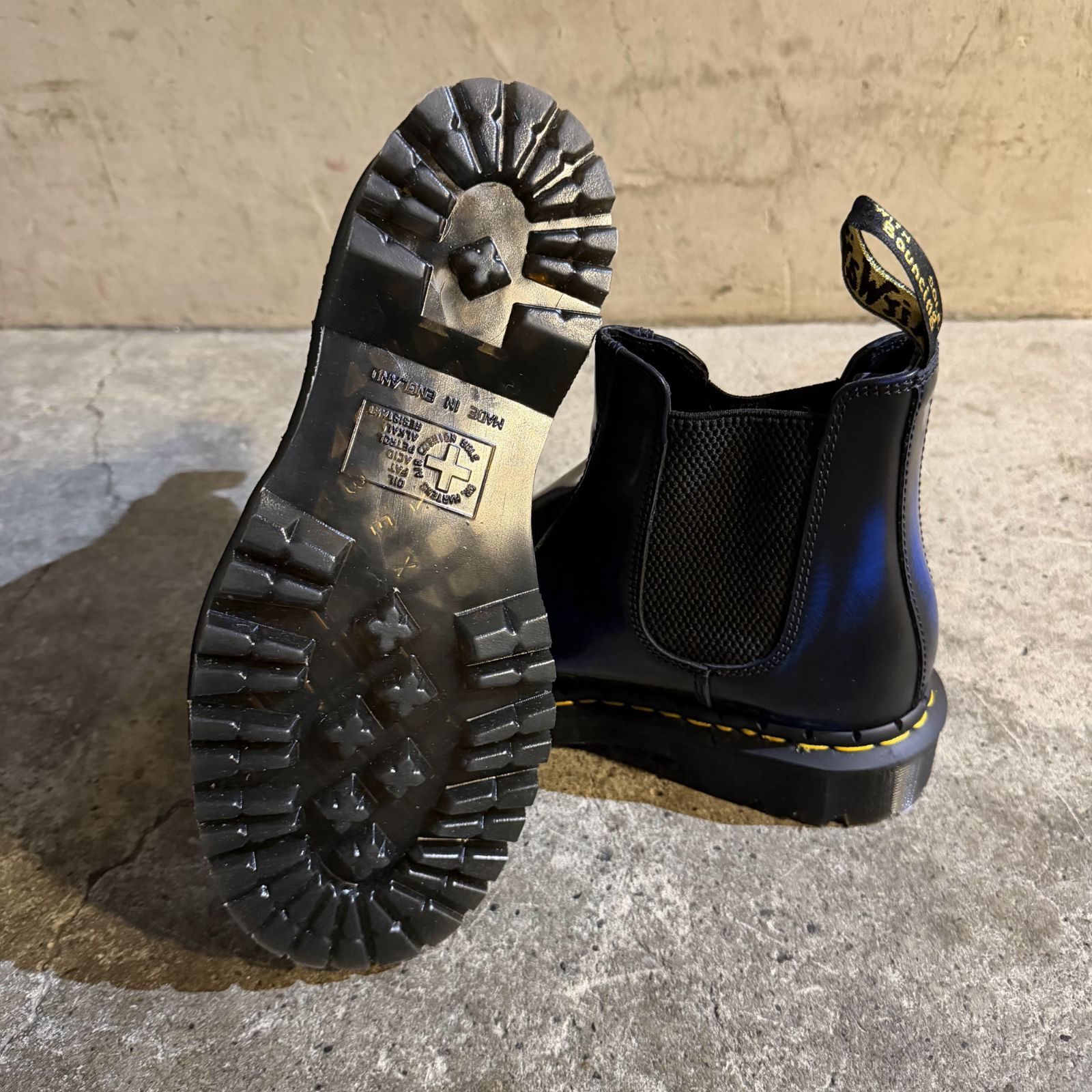 Dr.Martens MIE 2976 Bex チェルシーブーツ MADE IN ENGLAND BLACK + 