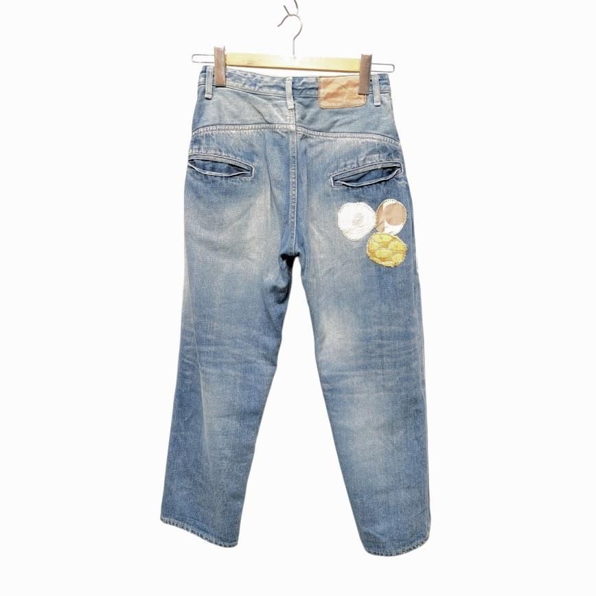 mina perhonen ミナペルホネン always リメイクデニムパンツ ブルー系 デニム サイズ34 652915