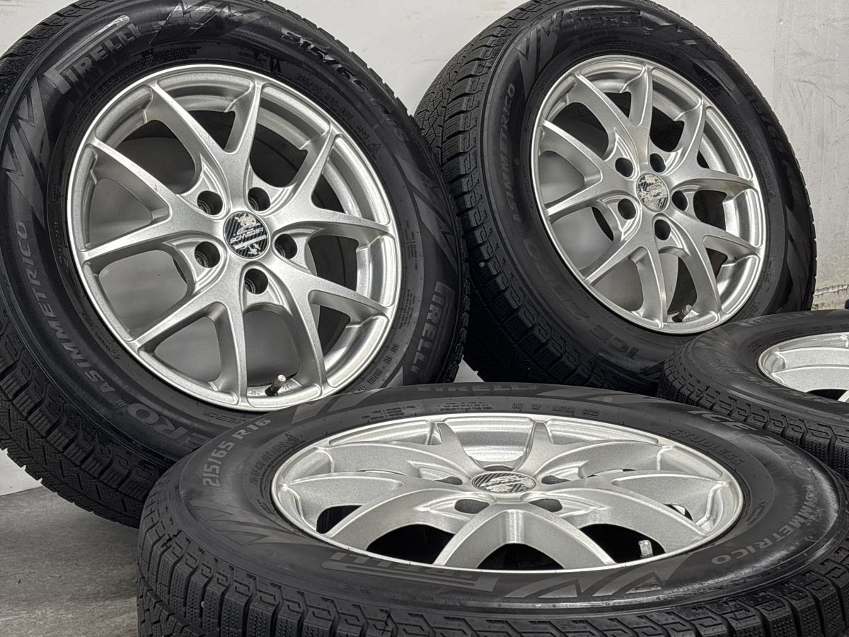 スタッドレス】シュナイダー 16in 6.5J +38 PCD114.3 ピレリ アイス 
