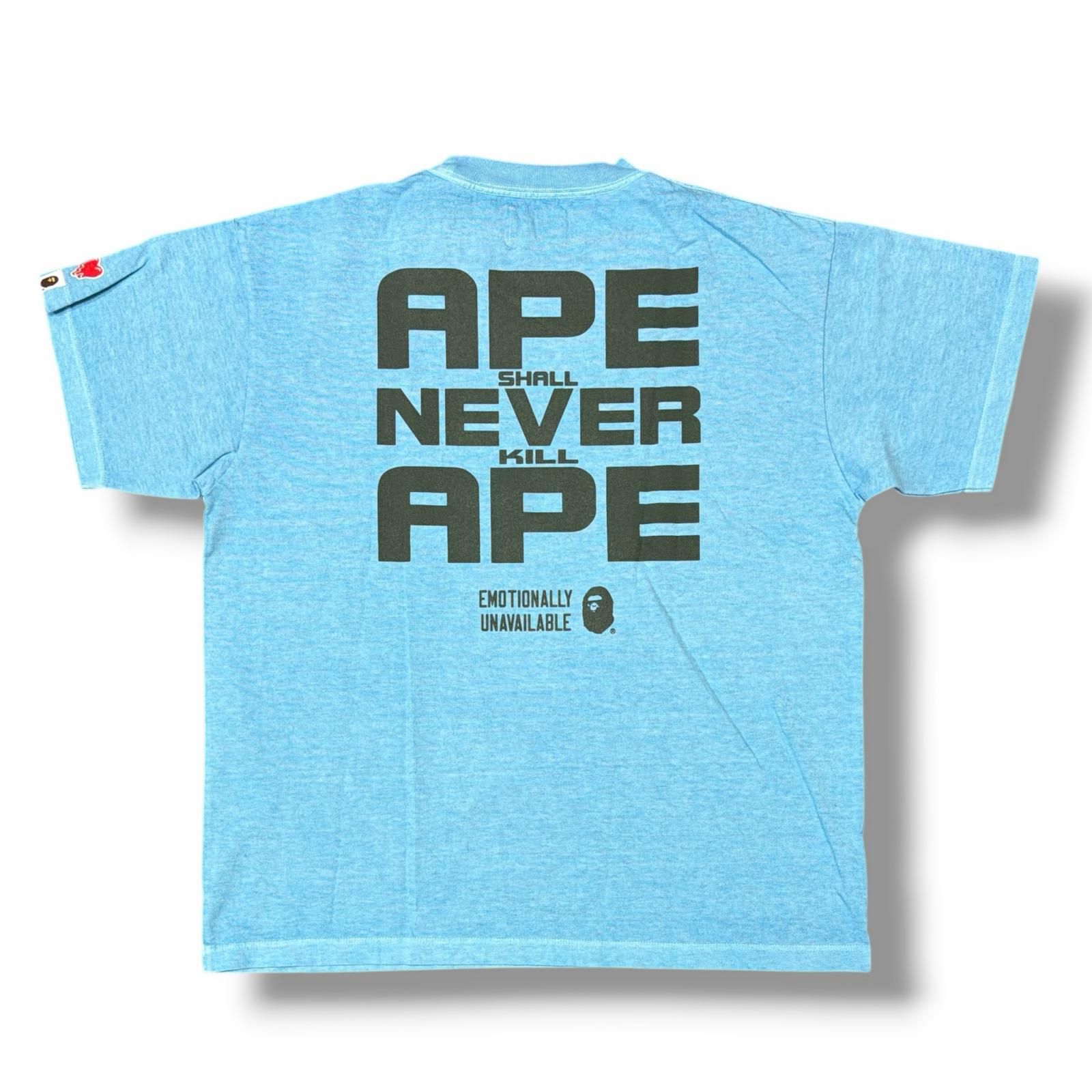 未使用 A BATHING APE × EMOTIONALLY UNAVAILABLE 26SS EU APE S/S TEE