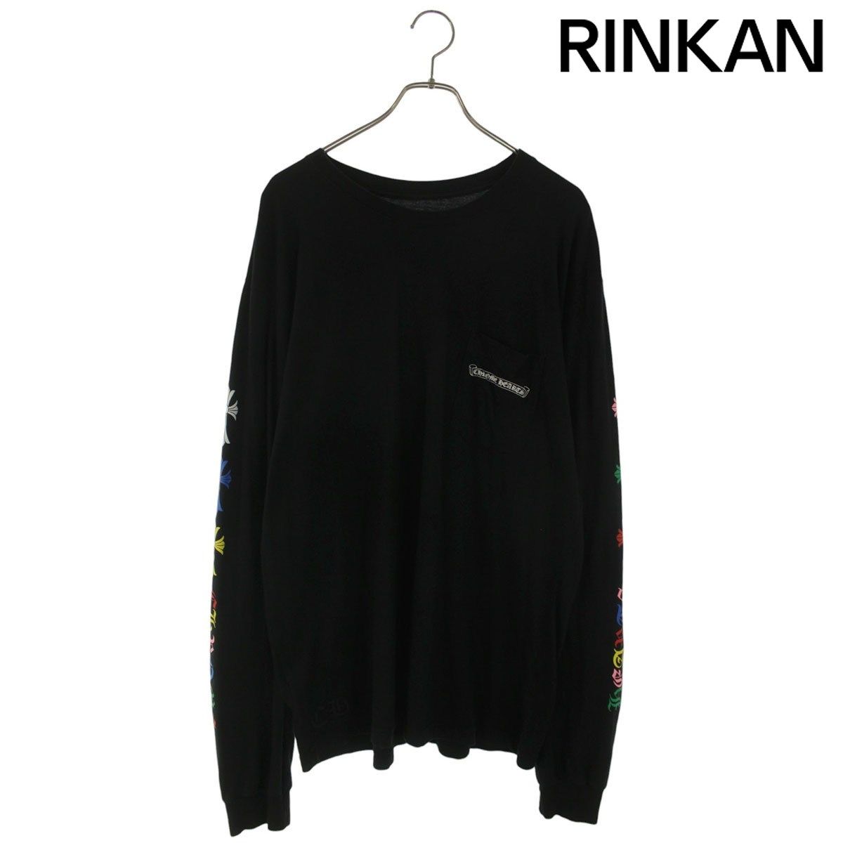 クロムハーツ CH L/S 1 マルチカラーセメタリークロスプリント長袖カットソー メンズ XL