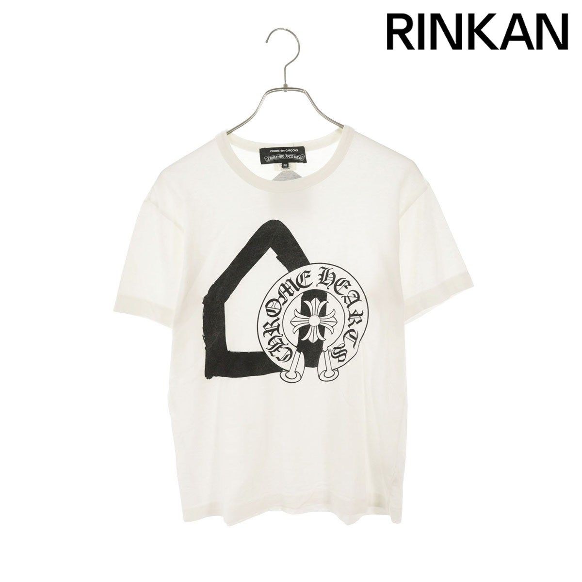 クロムハーツ ×コムデギャルソン COMME des GARCONS CH T-SHRT LTD ドーバーストリートマーケット限定ホースシュープリントTシャツ メンズ M
