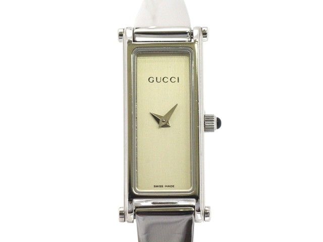 GUCCI グッチ 1500L 腕時計 ステンレス シルバー文字盤 クォーツ