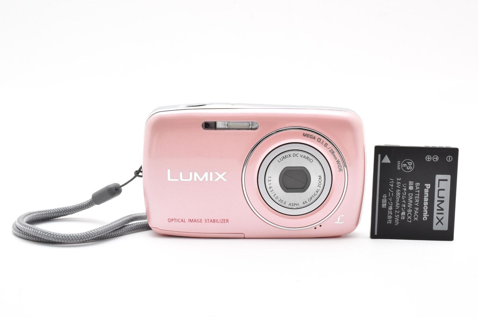 ★極上品★パナソニック Panasonic LUMIX DMC-S1 ピンク★ W0581＃5095