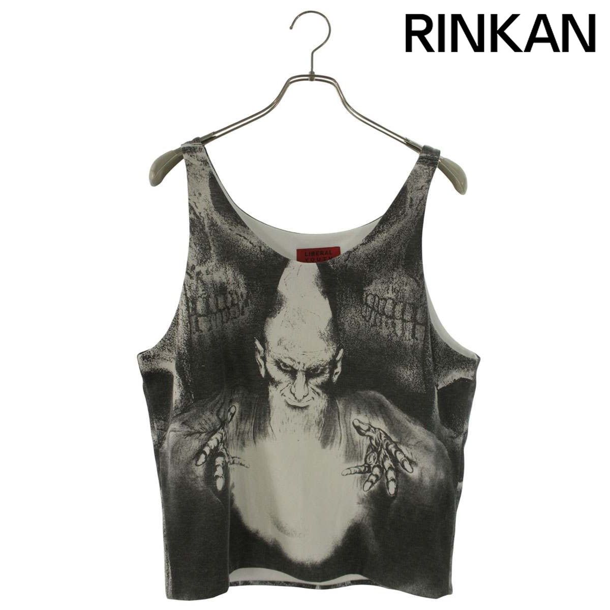 リベラルユースミニストリー VINTAGE TANK TOP グラフィックプリントタンクトップ メンズ L