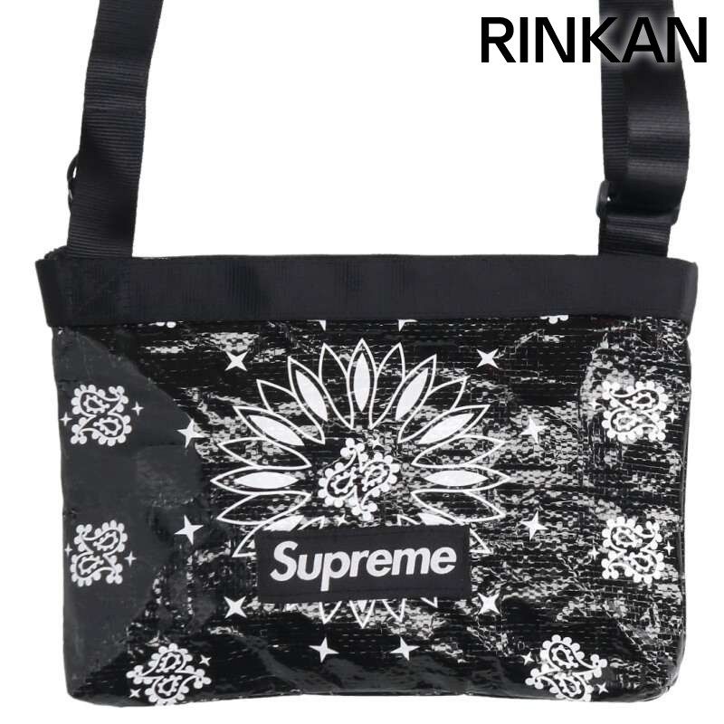 シュプリーム 21SS Bandana Tarp Side Bag バンダナショルダーバッグ メンズ