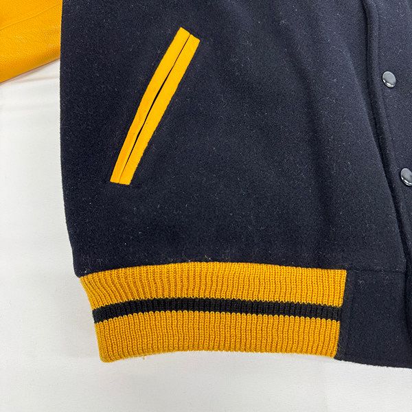 OLD STUSSY 90s 紺タグ BIG4 スタジャン S - メルカリ