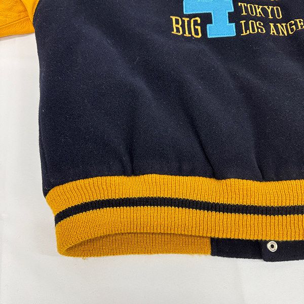 OLD STUSSY 90s 紺タグ BIG4 スタジャン S - メルカリ