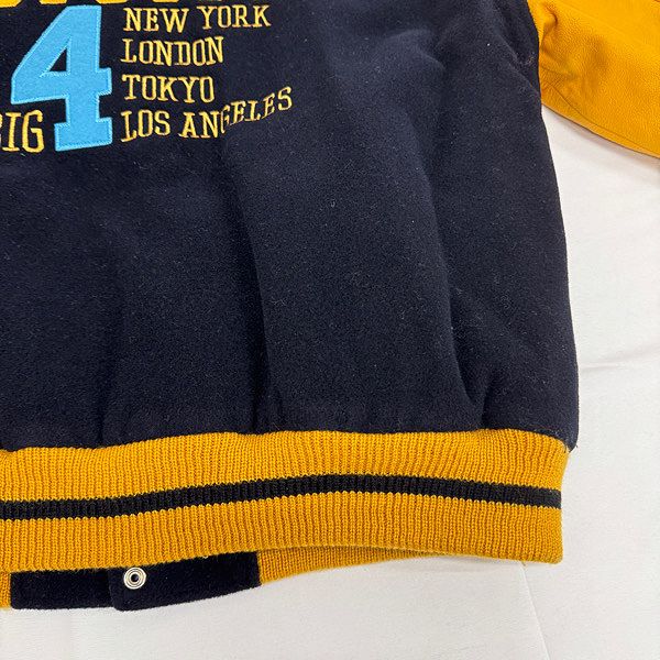 OLD STUSSY 90s 紺タグ BIG4 スタジャン S - メルカリ