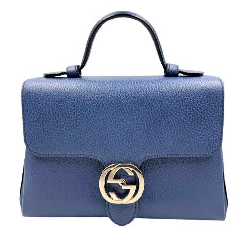 GUCCI グッチ 510302 チェーンバッグ　ブルー 2WAY ショルダーバッグ
