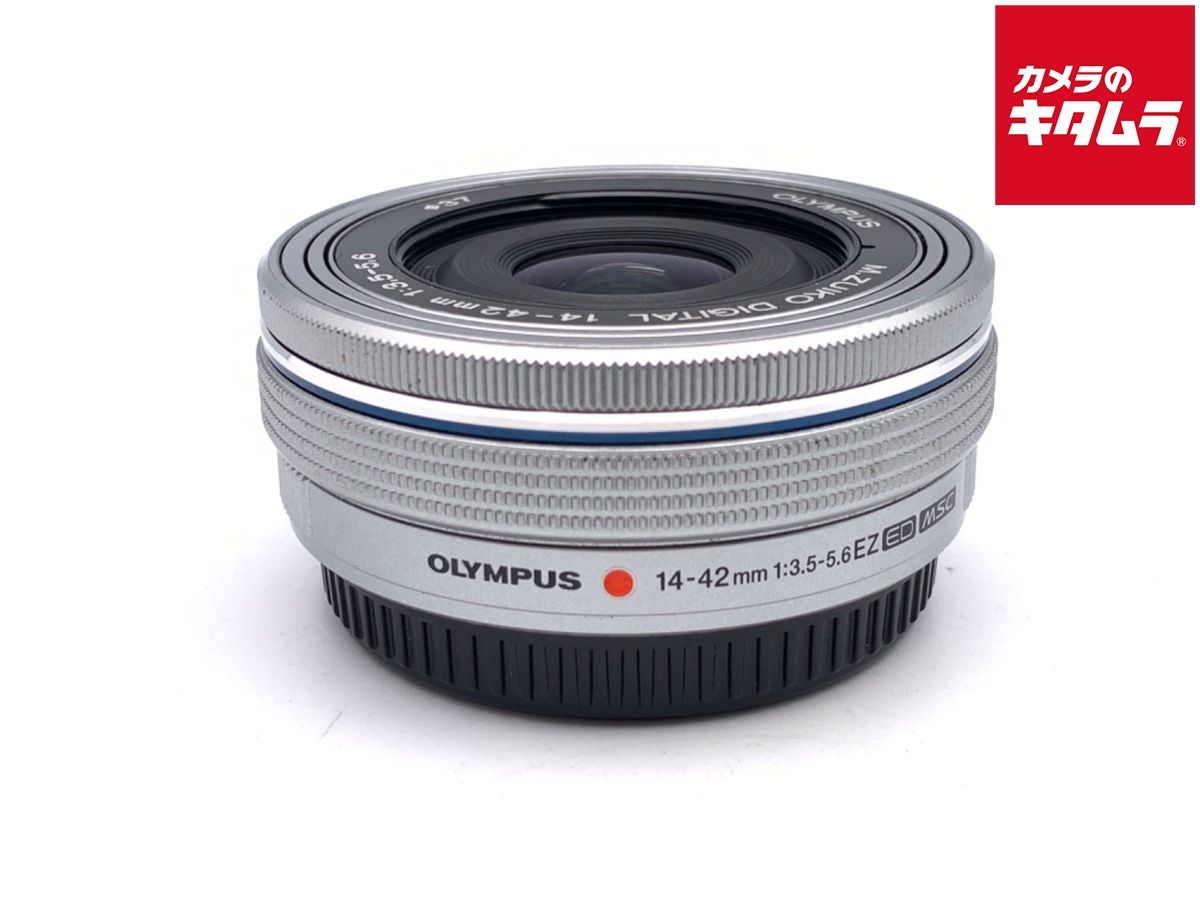 【中古】 【並品】 オリンパス M.ZUIKO DIGITAL ED 14-42mm F3.5-5.6 EZ シルバー