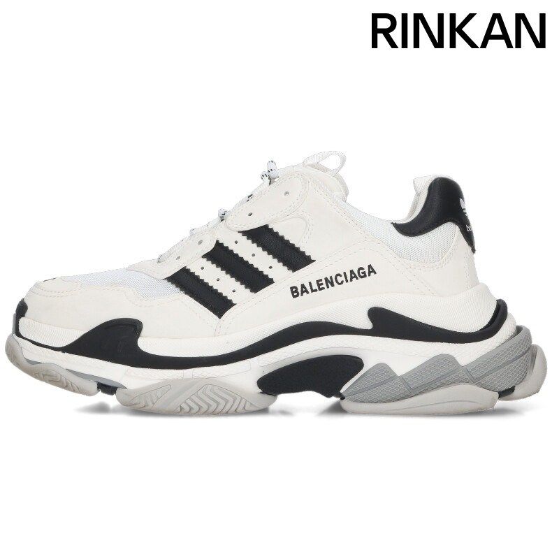 バレンシアガ ×アディダス adidas TRIPLE S ダブルネームトリプルSスニーカー メンズ 42